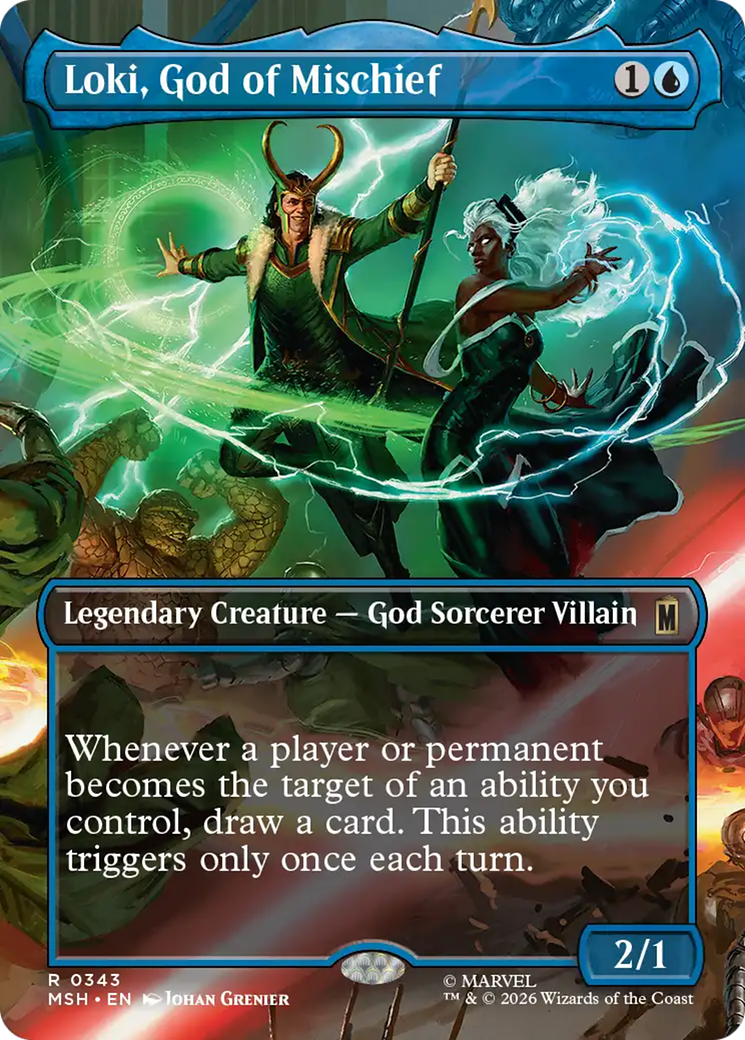 Loki, God of Mischief (Borderless) [Marvel Super Heroes] | Mega City Incorporated
