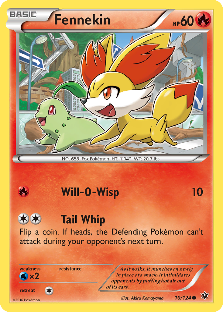 Fennekin (10/124) [XY: Fates Collide] | Mega City Incorporated