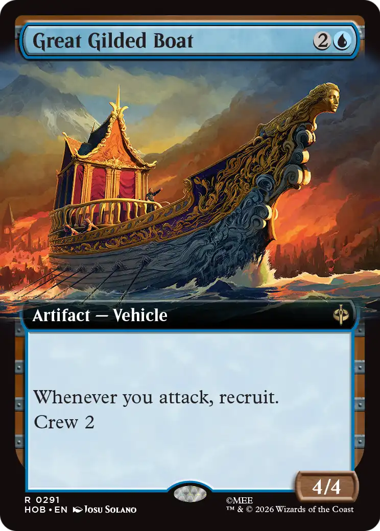 Great Gilded Boat (Extended Art) [The Hobbit] | Mega City Incorporated