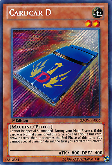 Cardcar D [GAOV-EN006] Secret Rare | Mega City Incorporated