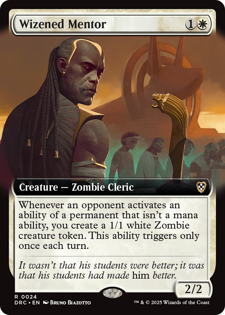 Wizened Mentor (Extended Art) [Aetherdrift Commander] | Mega City Incorporated