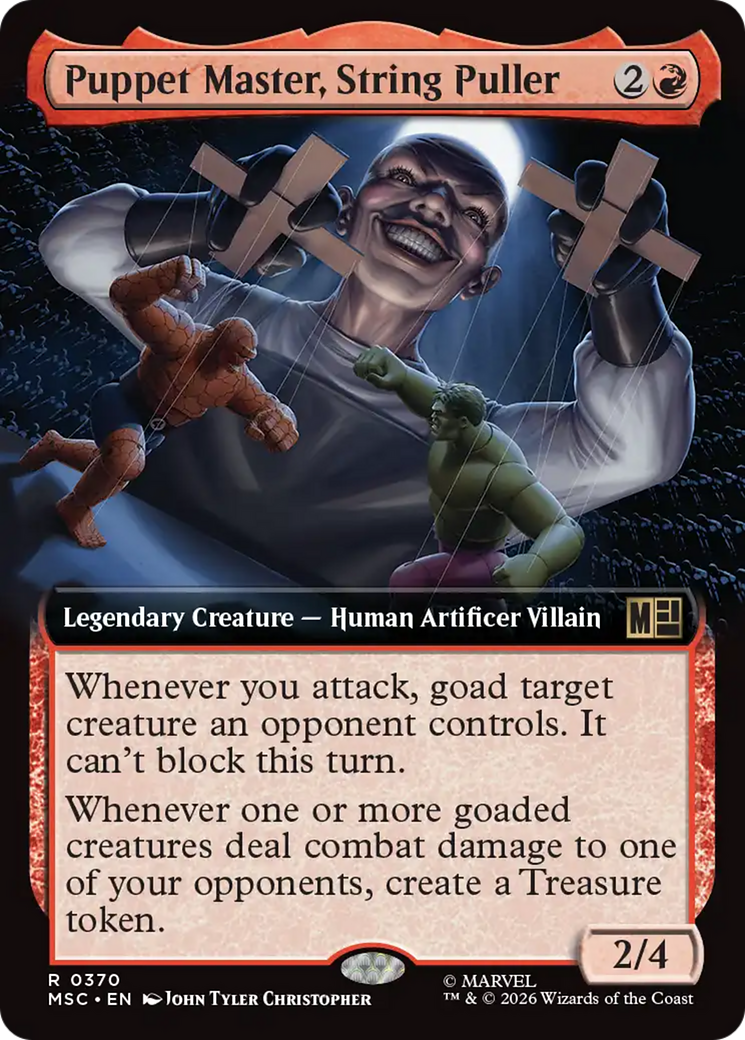 Puppet Master, String Puller (Extended Art) [Marvel Super Heroes Commander] | Mega City Incorporated