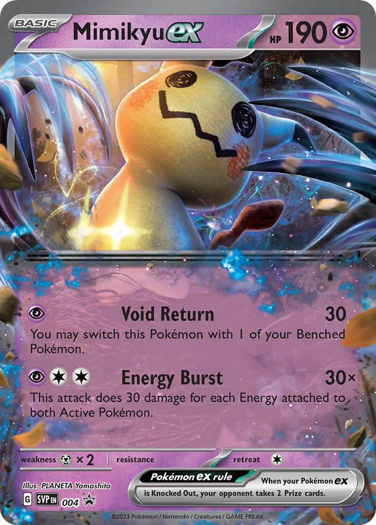 Mimikyu ex (004) [Scarlet & Violet: Black Star Promos] | Mega City Incorporated