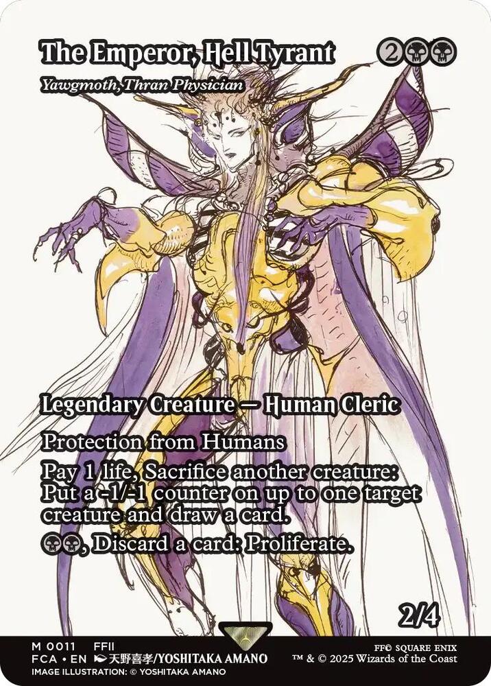 The Emperor, Hell Tyrant - Yawgmoth, Thran Physician (Showcase) [FINAL FANTASY : Through the Ages] | Mega City Incorporated