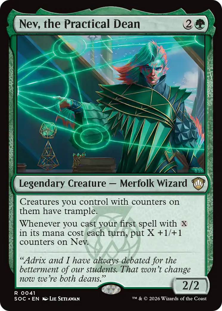 Nev, the Practical Dean [Secrets of Strixhaven Commander] | Mega City Incorporated