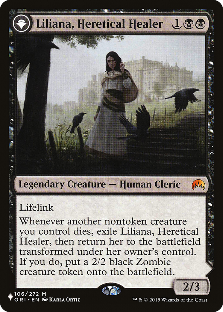 Liliana, Heretical Healer // Liliana, Defiant Necromancer [Secret Lair: From Cute to Brute] | Mega City Incorporated