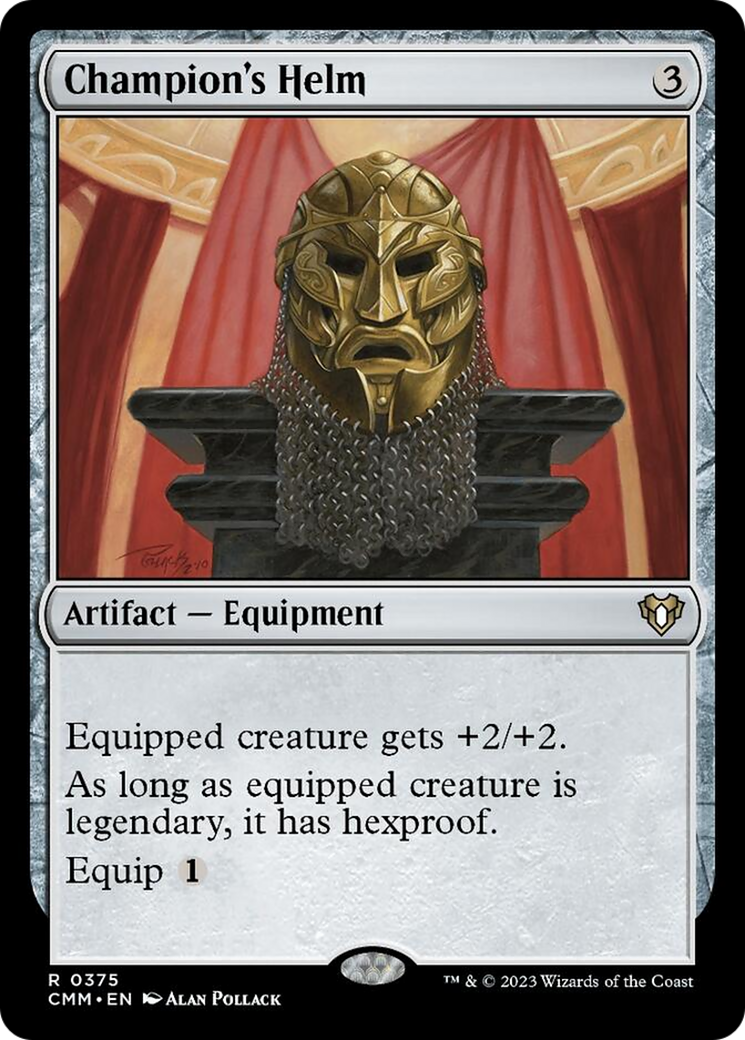 Champion's Helm [Commander Masters] | Mega City Incorporated