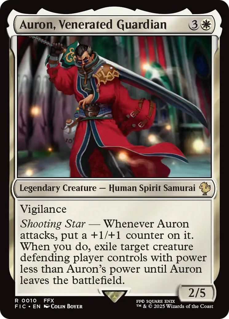 Auron, Venerated Guardian [FINAL FANTASY Commander] | Mega City Incorporated