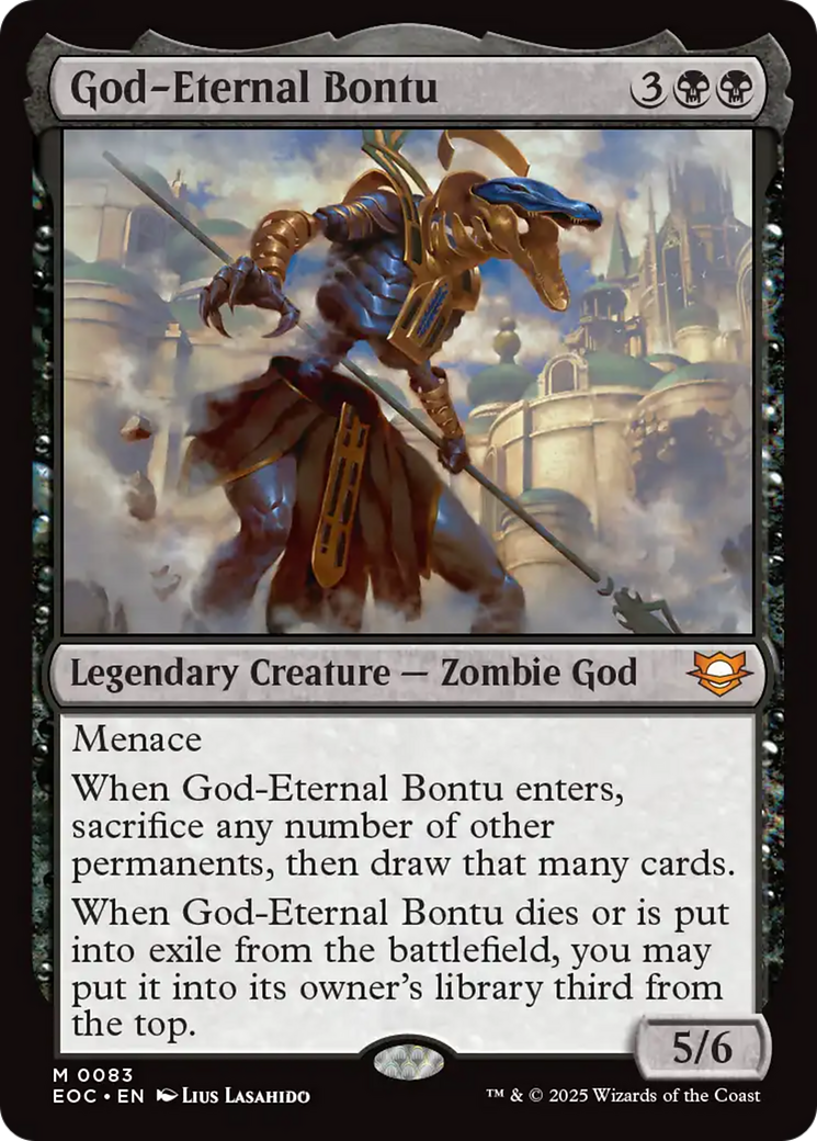 God-Eternal Bontu [Edge of Eternities Commander] | Mega City Incorporated