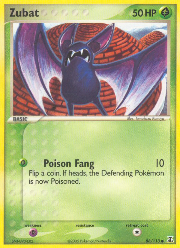 Zubat (88/113) [EX: Delta Species] | Mega City Incorporated