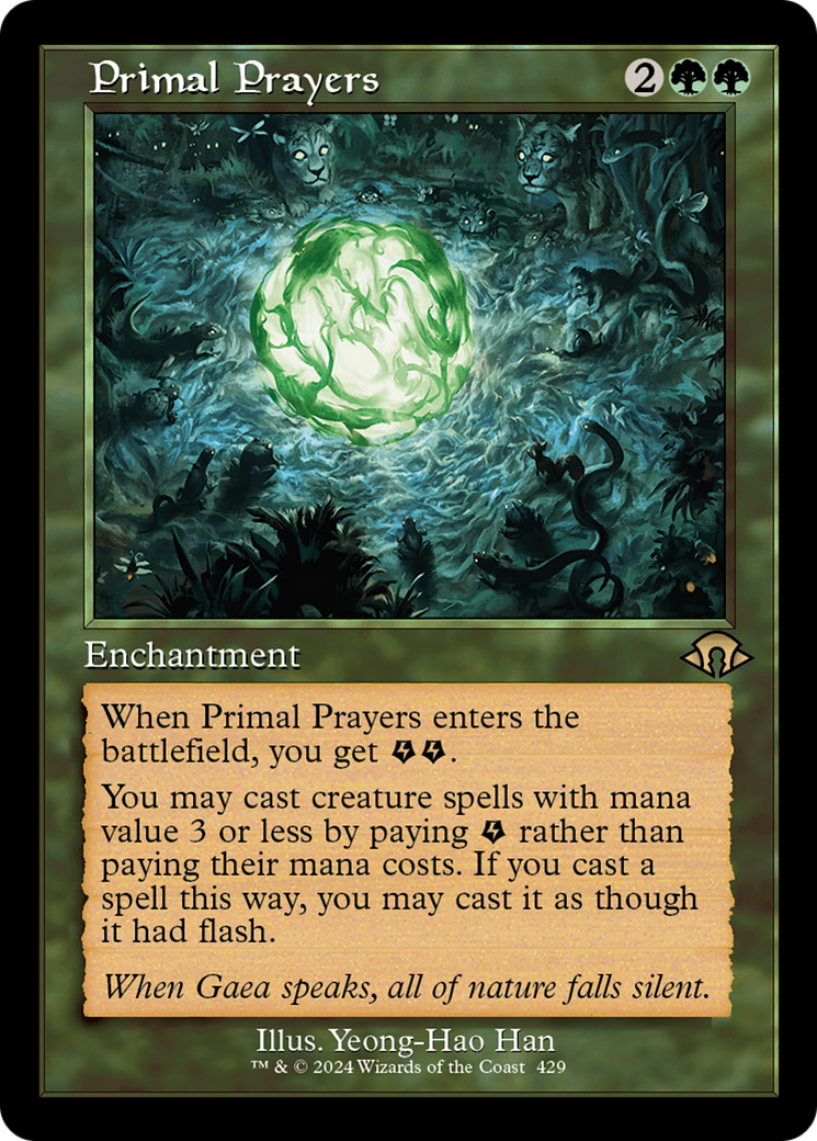 Primal Prayers (Retro) [Modern Horizons 3] | Mega City Incorporated