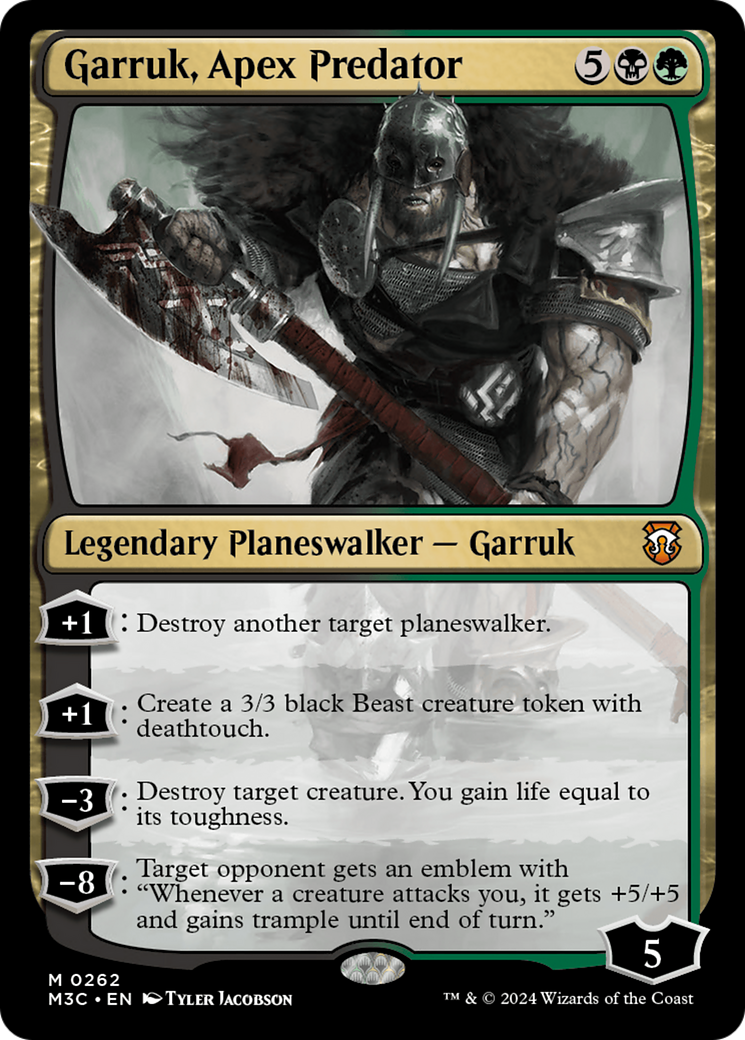 Garruk, Apex Predator (Ripple Foil) [Modern Horizons 3 Commander] | Mega City Incorporated