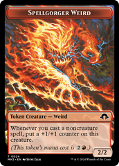Spellgorger Weird // Energy Reserve Double-Sided Token [Modern Horizons 3 Tokens] | Mega City Incorporated