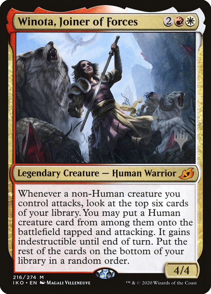 Winota, Joiner of Forces (Promo Pack) [Ikoria: Lair of Behemoths Promos] | Mega City Incorporated