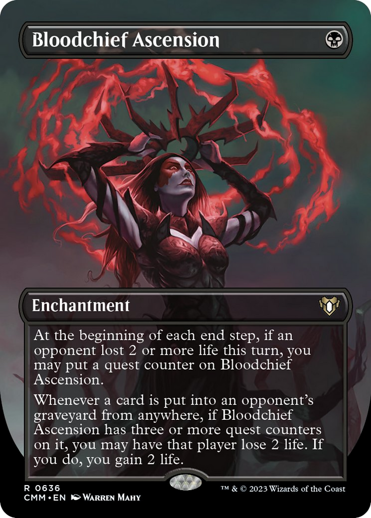 Bloodchief Ascension (Borderless Alternate Art) [Commander Masters] | Mega City Incorporated