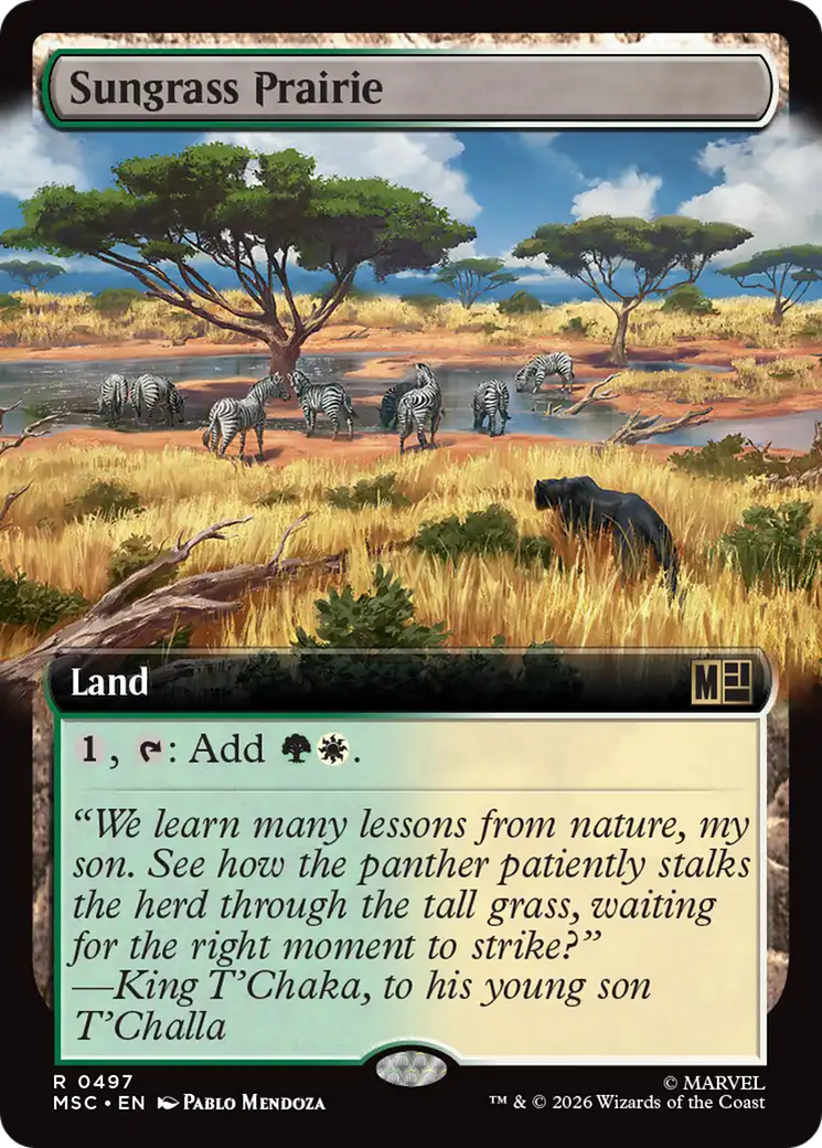 Sungrass Prairie (Extended Art) [Marvel Super Heroes Commander] | Mega City Incorporated