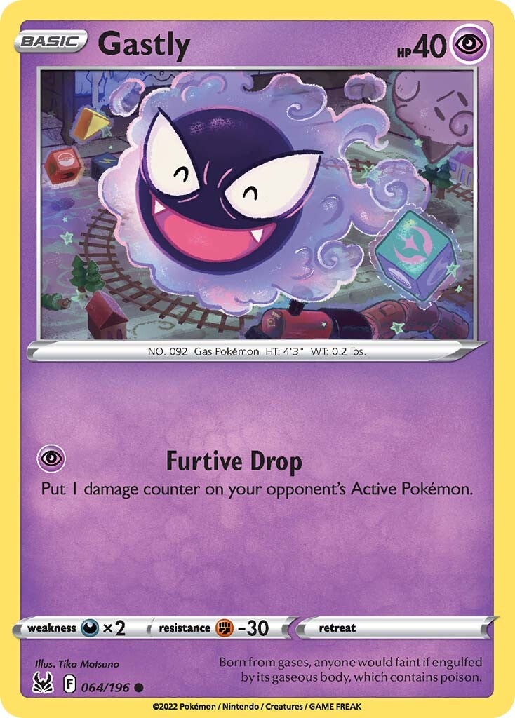 Gastly (064/196) [Sword & Shield: Lost Origin] | Mega City Incorporated