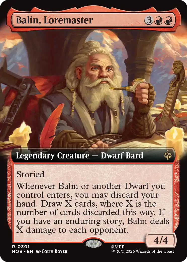 Balin, Loremaster (Extended Art) [The Hobbit] | Mega City Incorporated