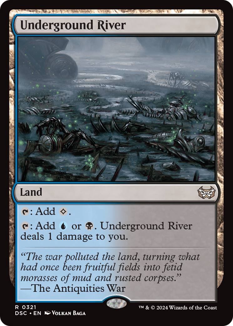 Underground River [Duskmourn: House of Horror Commander] | Mega City Incorporated