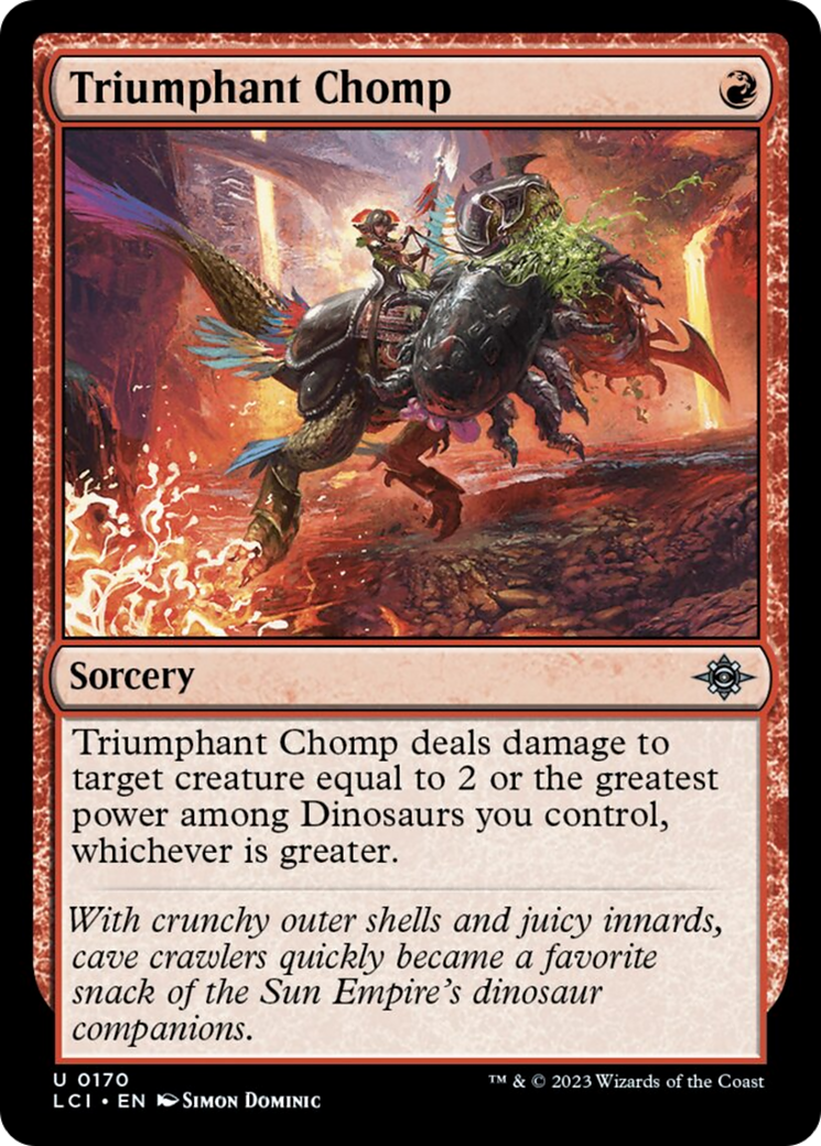 Triumphant Chomp [The Lost Caverns of Ixalan] | Mega City Incorporated