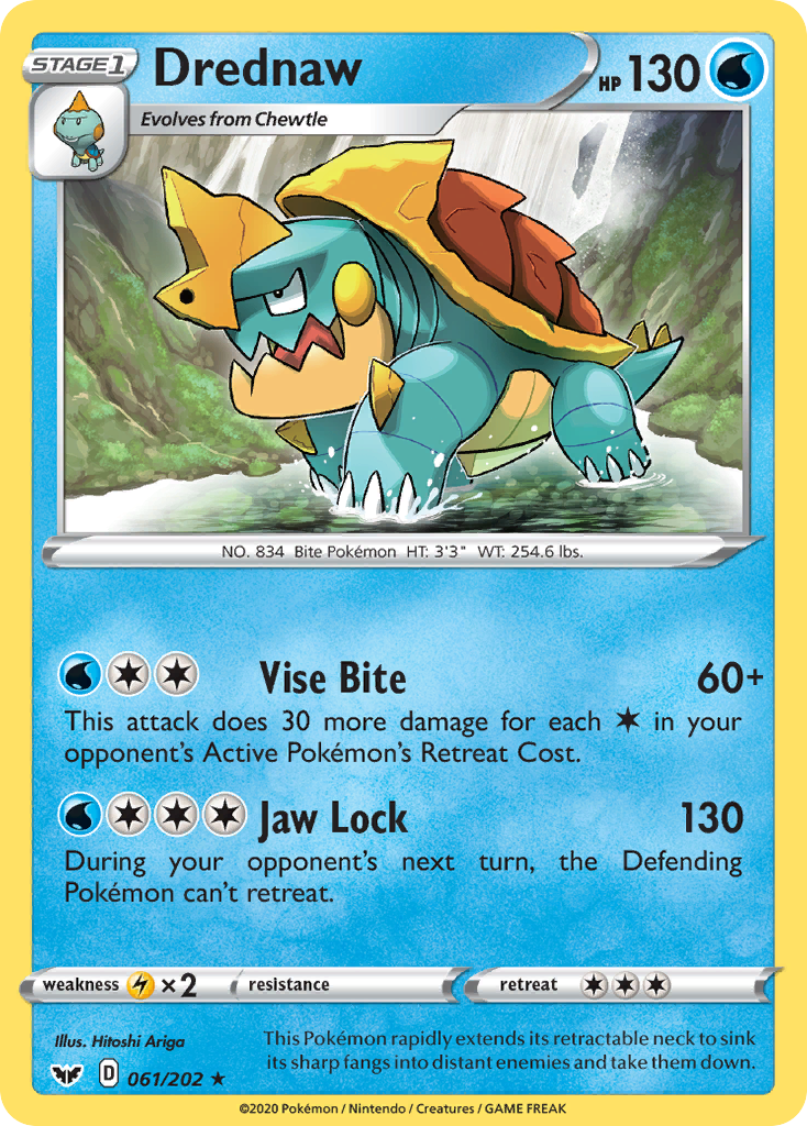 Drednaw (061/202) [Sword & Shield: Base Set] | Mega City Incorporated