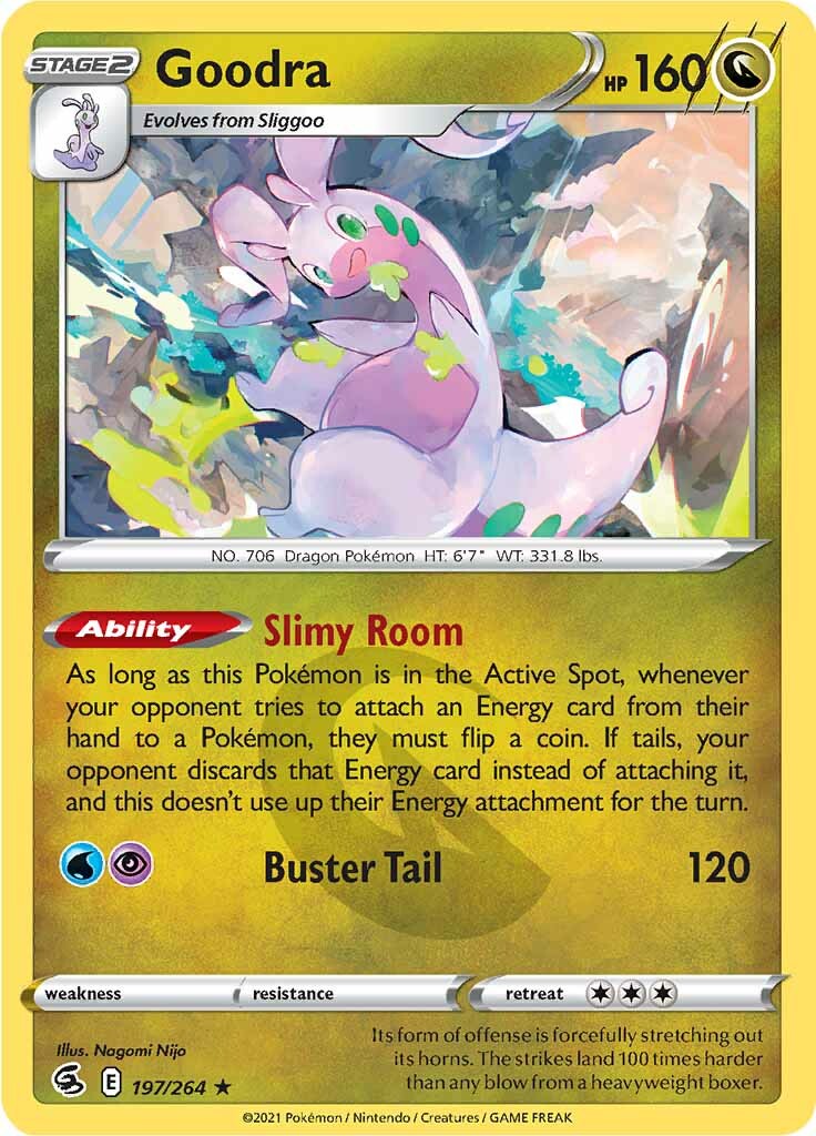 Goodra (197/264) [Sword & Shield: Fusion Strike] | Mega City Incorporated