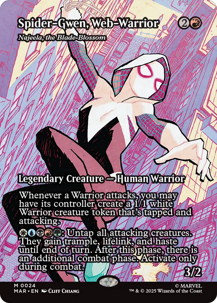 Spider-Gwen, Web-Warrior - Najeela, the Blade-Blossom [Marvel Universe: Eternal-Legal] | Mega City Incorporated