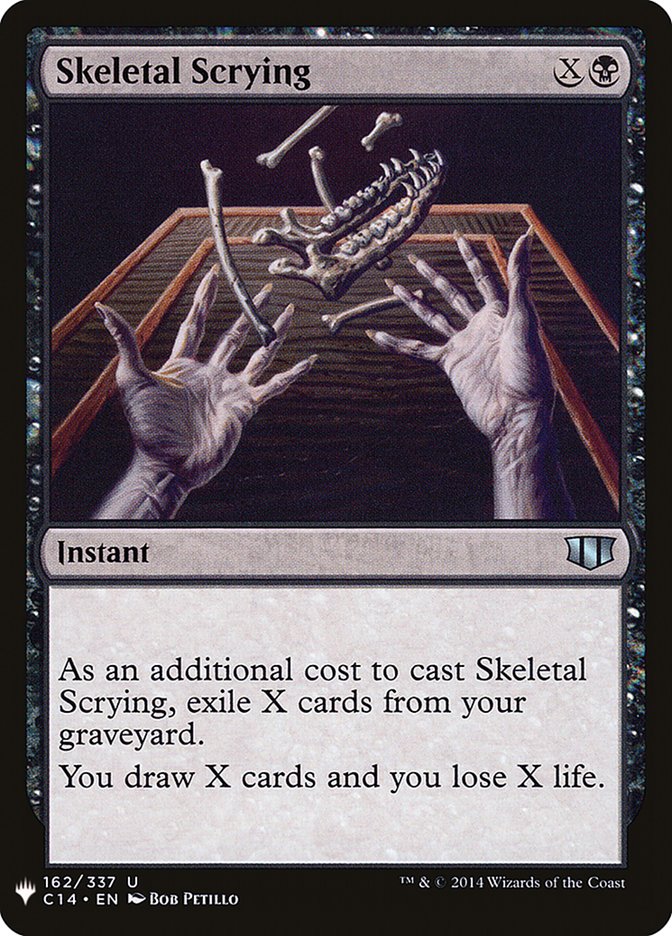 Skeletal Scrying [Mystery Booster] | Mega City Incorporated