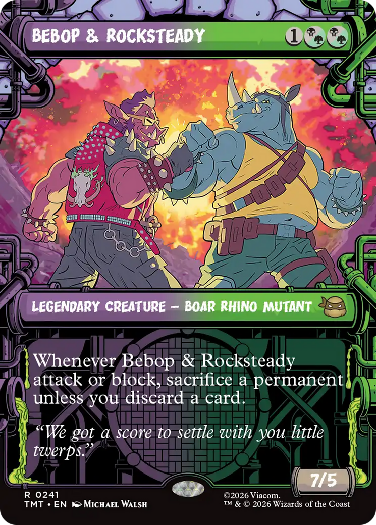 Bebop & Rocksteady (Showcase) [Teenage Mutant Ninja Turtles] | Mega City Incorporated