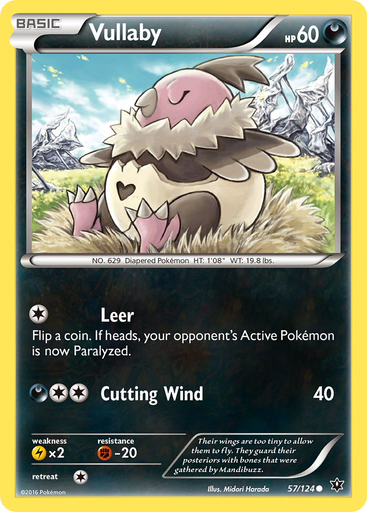 Vullaby (57/124) [XY: Fates Collide] | Mega City Incorporated