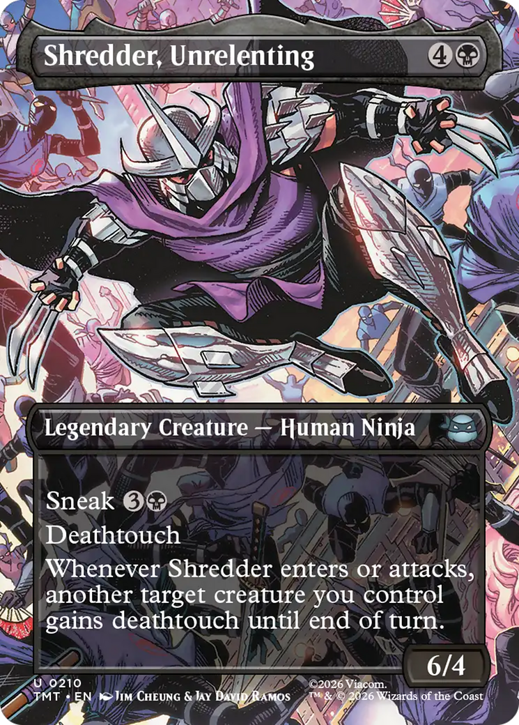 Shredder, Unrelenting (Borderless) [Teenage Mutant Ninja Turtles] | Mega City Incorporated