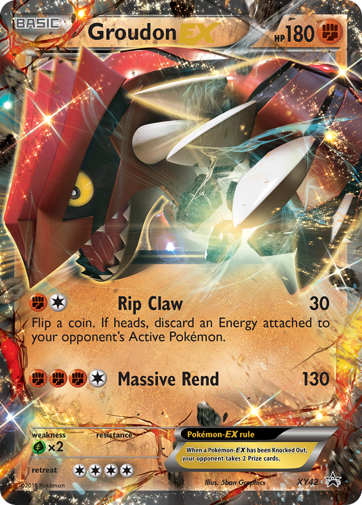 Groudon EX (XY42) [XY: Black Star Promos] | Mega City Incorporated