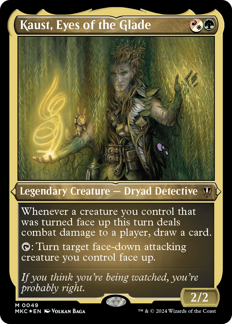 Kaust, Eyes of the Glade (Display Commander) [Murders at Karlov Manor Commander] | Mega City Incorporated