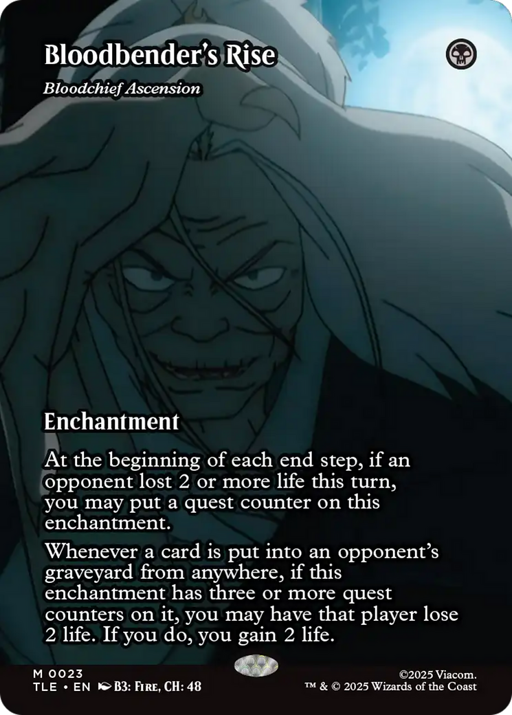 Bloodbender's Rise - Bloodchief Ascension (Borderless) [Avatar: The Last Airbender: Eternal-Legal] | Mega City Incorporated