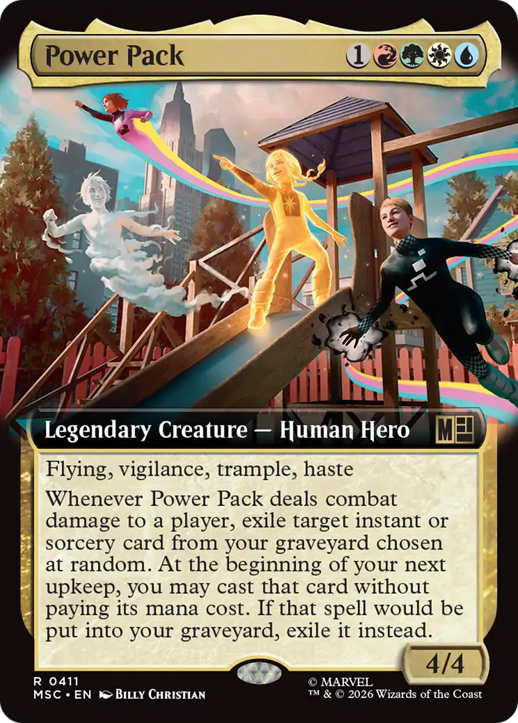 Power Pack (Extended Art) [Marvel Super Heroes Commander] | Mega City Incorporated