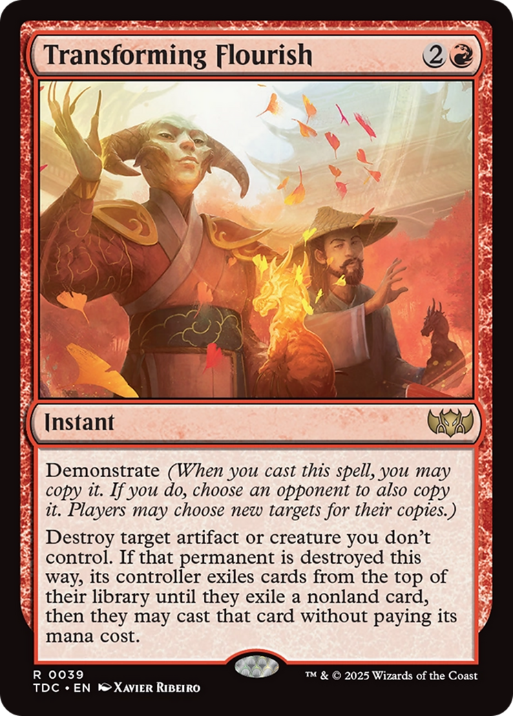 Transforming Flourish [Tarkir: Dragonstorm Commander] | Mega City Incorporated