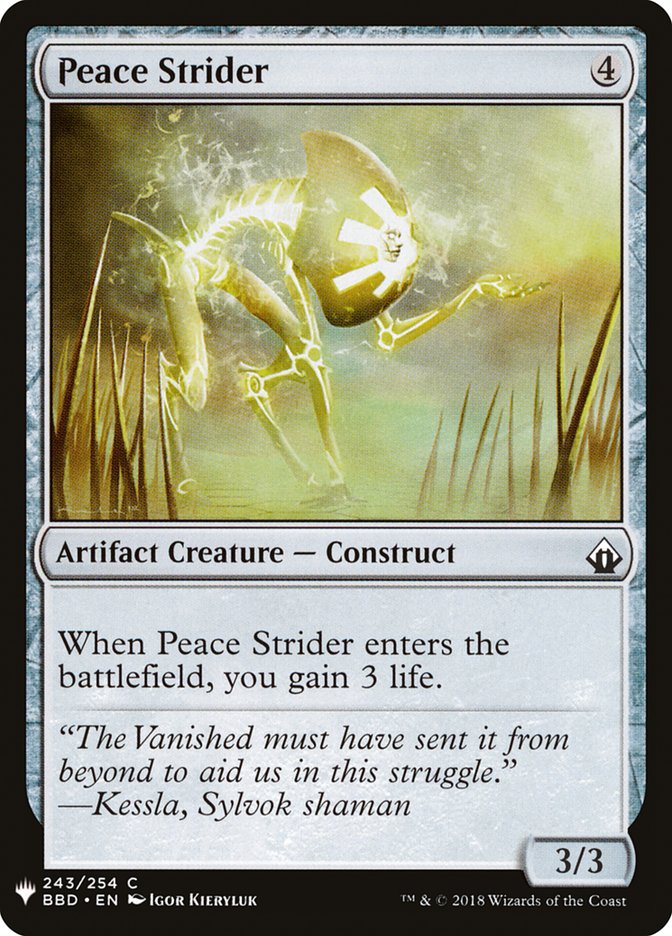 Peace Strider [Mystery Booster] | Mega City Incorporated
