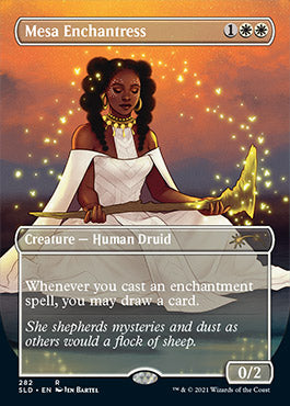 Mesa Enchantress (Borderless) [Secret Lair Drop Series] | Mega City Incorporated