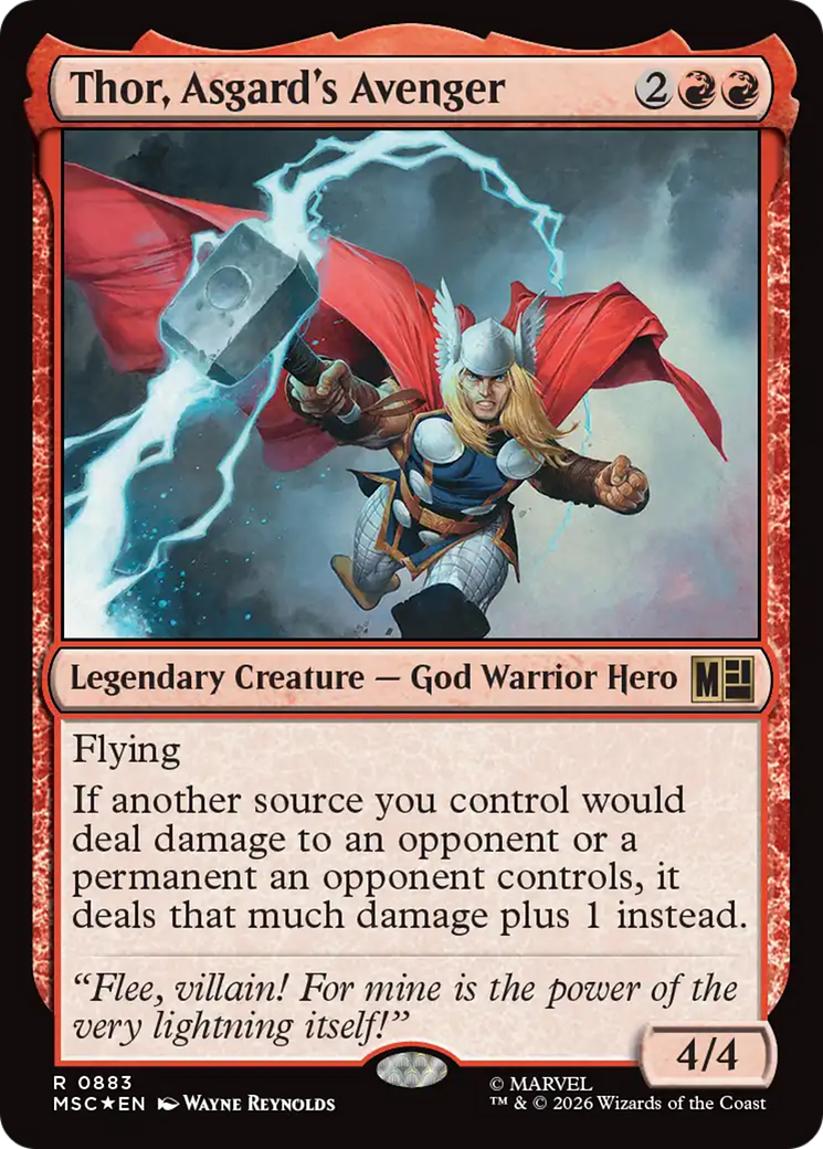 Thor, Asgard's Avenger (Surge Foil) [Marvel Super Heroes Commander] | Mega City Incorporated