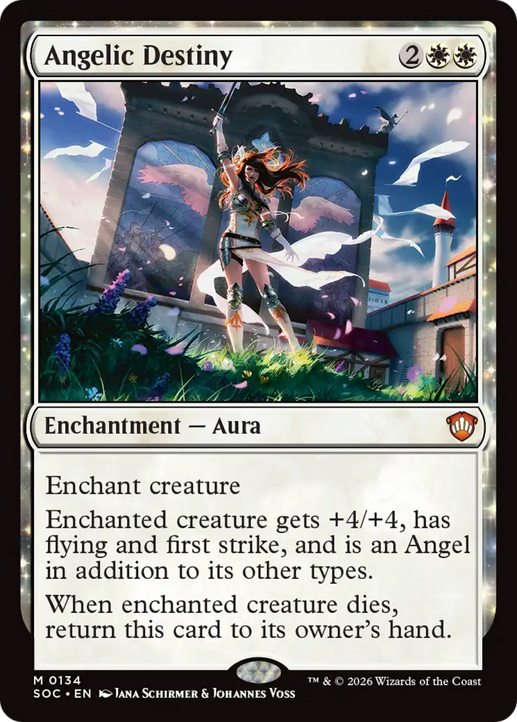 Angelic Destiny [Secrets of Strixhaven Commander] | Mega City Incorporated