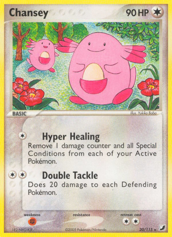 Chansey (20/115) [EX: Unseen Forces] | Mega City Incorporated