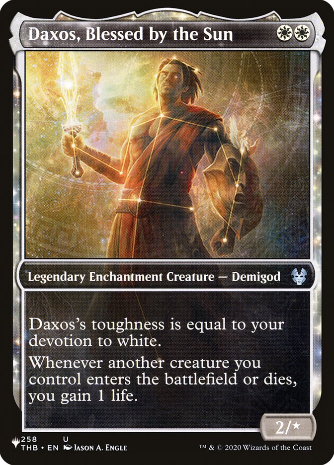 Daxos, Blessed by the Sun (Showcase) [The List] | Mega City Incorporated