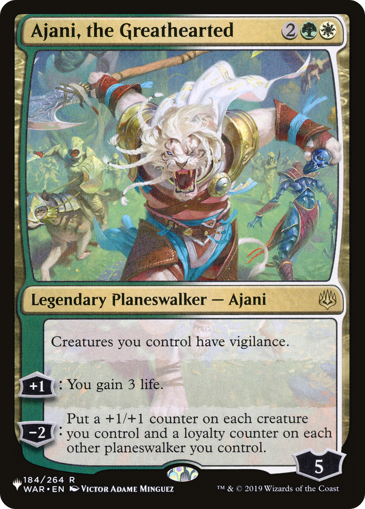 Ajani, the Greathearted [The List] | Mega City Incorporated