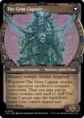 Throne of the Grim Captain // The Grim Captain (Showcase) [The Lost Caverns of Ixalan] | Mega City Incorporated