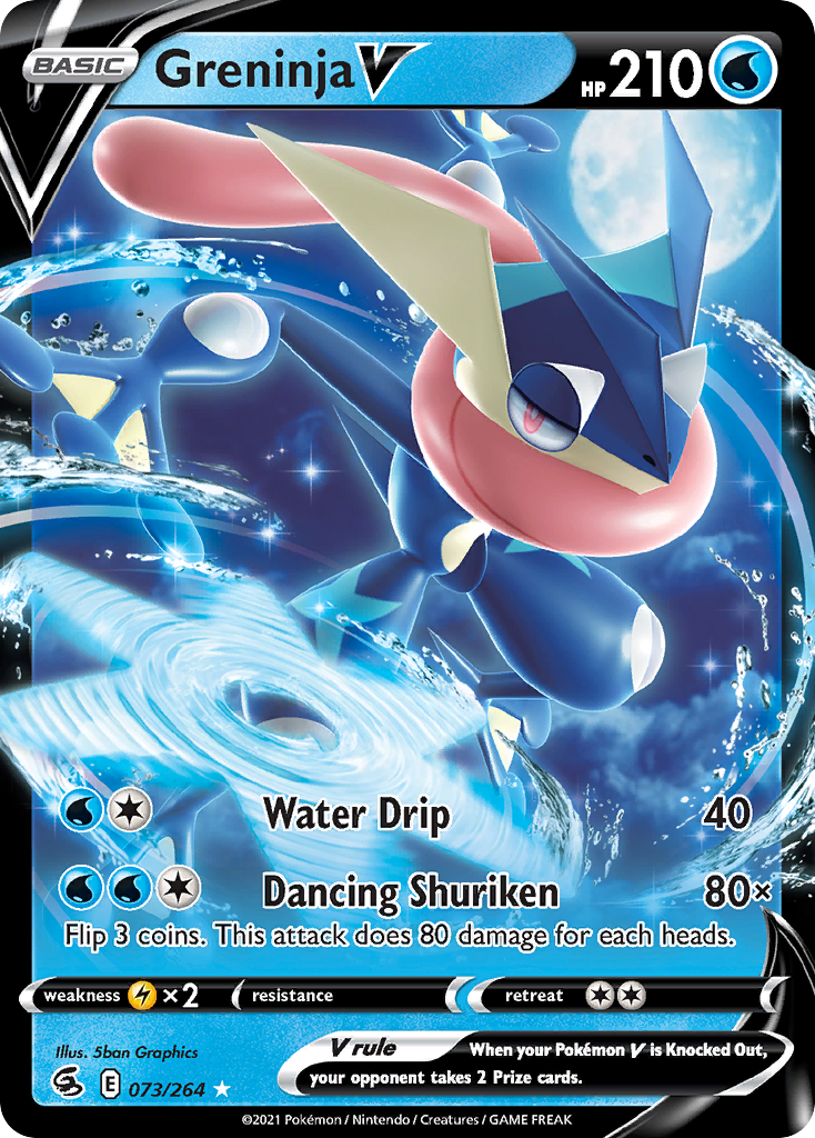 Greninja V (073/264) (Intro Deck) [Sword & Shield: Fusion Strike] | Mega City Incorporated