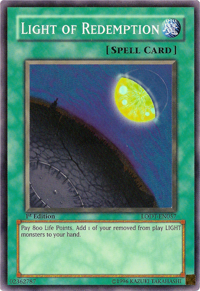 Light of Redemption [LODT-EN057] Super Rare | Mega City Incorporated