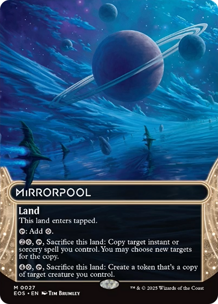 Mirrorpool (0027) (Borderless) [Edge of Eternities: Stellar Sights] | Mega City Incorporated