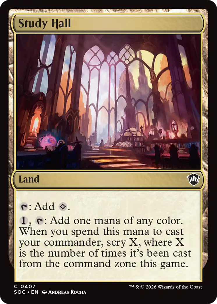 Study Hall [Secrets of Strixhaven Commander] | Mega City Incorporated