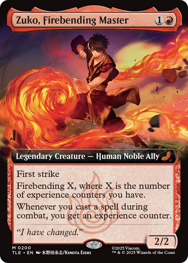 Zuko, Firebending Master (Extended Art) [Avatar: The Last Airbender: Eternal-Legal] | Mega City Incorporated