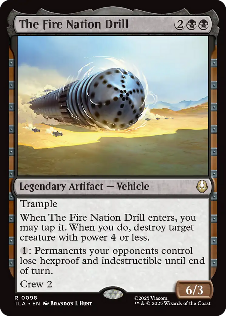 The Fire Nation Drill [Avatar: The Last Airbender] | Mega City Incorporated